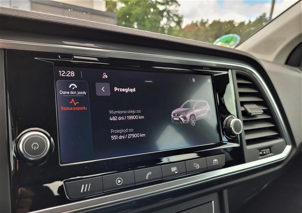 Seat Ateca cena 112900 przebieg: 32850, rok produkcji 2021 z Stronie Śląskie małe 137